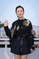 Zhao Tao attends the "Caught By The Tides" Photocall at the 77th annual Cannes Film Festival at Palais des Festivals on May 19, 2024 in Cannes, France., Credit:Pacific Coast News / Olivier
