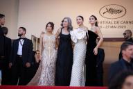 Eva Longoria, Andie MacDowell, Anushka Sharma and Renata Notni attend the "The Old Oak" red carpet during the 76th annual Cannes film festival at Palais des Festivals on May 26, 2023 in Cannes, France., Credit:Pacific Coast News / Olivier