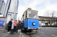 Every sunday citizens have oportunity to ride in historical example of Zagreb tram M-24 dating from 1924. in Zagreb, Croatia on 02. April 2023. The M-24 tram was 10 meters long and 2.04 meters wide, while its weighing was almost 10 tons. Photo: Neva Zganec\/PIXSELL