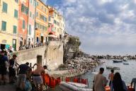 The Cinque Terre are a coastal area within Liguria, in the northwest of Italy. Monterosso al Mare, Vernazza, Corniglia, Manarola, and Riomaggiore. The coastline, the five villages, and the surrounding hillsides are all part of the Cinque Terre National Park pictured on 09. May 2024. Photo: Emica Elvedji/PIXSELL