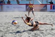Cev Beach Volley Nations Cup final womans match, Ukraine . Belgium in Bibinje, Croatia on 12. May 2024., Photo: Sime Zelic/PIXSELL