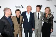 Toby Emmerich, Willem Dafoe, Bruce Willis, Edward Norton and Ann Sarnoff at the New York Film Festival-57 Closing Night Gala and New York Premiere of 