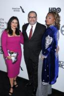 Marcia L. Dyson, Michael Eric Dyson and guest at the New York Film Festival-57 Closing Night Gala and New York Premiere of “Motherless Brooklyn”, at Alice Tully Hall in Lincoln Center in New York, New York, USA, on 11 October