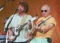 May 6, 2006 - New Orleans, Louisiana, United States: Jimmy Buffett, right, performs with Mac McAnally during the second weekend of the 37th Annual Jazz Fest at the Fair Grounds. It was the first jazz Fest held since Hurricane Katrina devastated the city eight month earlier. Buffett died September 1, 2023 at the age of 76. (David Rae Morris / Polaris