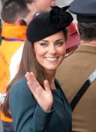 March 8, 2012 - Leicester, England: Queen Elizabeth and Kate the Duchess of Cambridge, arrivie at Leicester railway station, for events surrounding the Queen