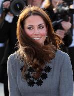 March 15, 2012 - London, England: Kate, The Duchess of Cambridge, arrives at the Dulwich Picture Gallery in London. (Stephen Lock / i-Images / Polaris