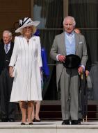 Image Licensed to i-Images / Polaris) Picture Agency. 08/05/2024. London, United Kingdom: King Charles III and Queen Camilla at a Buckingham Palace Garden Party in London. ( i-Images / Polaris) 