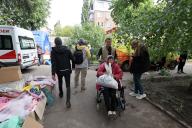 KHARKIV, UKRAINE - MAY 13, 2024 - People from Kharkiv region stay at an evacuation centre, Kharkiv, northeastern Ukraine. (Ukrinform/POLARIS