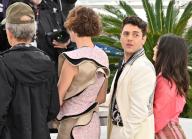May 15, 2024 - Cannes, France: 77th International Cannes Film Festival / Festival de Cannes 2024. Day two. Canadian actor and director Xavier Dolan (second from right) before the photocall of the jury of the Un Certain Regard program. 15.05.2024 France, Cannes (Anatoliy Zhdanov/Kommersant. (Anatoliy Zhdanov/Kommersant / Polaris