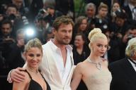 May 15, 2024 - Cannes, France: (L-R) Elsa Pataky, Chris Hemsworth, and Anya Taylor-Joy attend the 