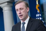 May 13, 2024 - Washington, DC, United States: National Security Advisor Jake Sullivan responds to a question from the news media during the daily briefing at the White House in Washington, DC, USA, 13 May 2024. Sullivan briefed and responded to questions about President Bidenâs Israel policy. (Shawn Thew / CNP / Polaris