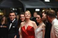 May 15, 2024 - Cannes, France: Trine Dyrholm (C) attends the 