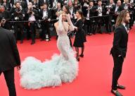 77th International Cannes Film Festival \/ Festival de Cannes 2024. Day two. Model and TV presenter Hofit Golan before the premiere of the film "Furiosa: The Chronicles of Mad Max." 15.05.2024 France, Cannes (Anatoliy Zhdanov\/Kommersant\/POLARIS