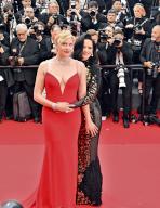 77th International Cannes Film Festival \/ Festival de Cannes 2024. Day two. Actresses Greta Gerwig (left) and Eva Green before the premiere of the film "Furiosa: The Mad Max Chronicles." 15.05.2024 France, Cannes (Anatoliy Zhdanov\/Kommersant\/POLARIS