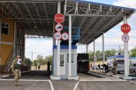 ODESA REGION, UKRAINE - MAY 16, 2024 - The Reni-Giurgiulesti international automobile checkpoint on the Ukraine-Moldova border has been opened following its reconstruction, Odesa region, southern Ukraine. (Ukrinform/POLARIS