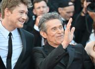 77th International Cannes Film Festival / Festival de Cannes 2024. Day four. Actors Joe Alwyn (left) and Willem Dafoe (right) at the premiere of the film "Kindness." 17.05.2024 France, Cannes (Anatoliy Zhdanov/Kommersant/POLARIS