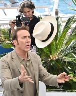77th International Cannes Film Festival / Festival de Cannes 2024. Day four. Actor Nicolas Cage at a photo shoot for the film "Surfer" film crew. 17.05.2024 France, Cannes (Anatoliy Zhdanov/Kommersant/POLARIS