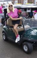 Image Licensed to i-Images \/ Polaris) Picture Agency. 17\/05\/2024. Birmingham, United Kingdom: Denise Van Outen at a celebrity golf event at The Belfry golf course, United Kingdom: (i-Images \/ Polaris