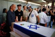 May 19, 2024 - Srigim, Israel: The funeral of Shani Louk,23, who was murdered on October 7th in the Nova festival. Her body was taken to Gaza. A few days ago her body was returned to Israel by the IDF forces. Shani