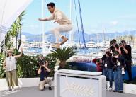 77th International Cannes Film Festival / Festival de Cannes 2024. Day five. Actor Eddie Lee during a photo shoot for the film crew of the film Kindness. 18.05.2024 France, Cannes (Anatoliy Zhdanov/Kommersant/POLARIS