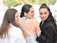 77th International Cannes Film Festival / Festival de Cannes 2024. Day six. From left to right: actresses Sanda Codreanu, Noemi Merlan and Suheila Yacoub during a photo shoot for the film "Les Femmes Au Balcon" ("The Balconies"). 19.05.2024 France, Cannes (Anatoliy Zhdanov/Kommersant/POLARIS