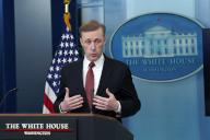 5\/22\/2024 - Washington, District of Columbia, United States of America: United States National Security Advisor Jake Sullivan speaks during a press briefing in the James S Brady Press Briefing Room of the White House in Washington, DC on May 22, 2024. (Yuri Gripas \/ CNP \/ Polaris