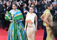 77th International Cannes Film Festival / Festival de Cannes 2024. Day nine. Blogger, granddaughter of the former President of Uzbekistan Maryam Tillyaeva (left) at the premiere of the film "The Count of Monte Cristo." 22.05.2024 France, Cannes (Anatoliy Zhdanov/Kommersant/POLARIS