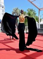 77th International Cannes Film Festival / Festival de Cannes 2024. Day nine. South Sudanese model Mitchell Akat Maruko Rain at the premiere of the film "The Grand Tour". 22.05.2024 France, Cannes (Anatoliy Zhdanov/Kommersant/POLARIS
