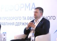 KYIV, UKRAINE - MAY 22, 2024 - Chairman of the State Property Fund of Ukraine Vitaliy Koval attends the Corporate Reform: The Way to Transparent and Effective State Property Management Conference in Kyiv, capital of Ukraine. (UKRINFORM/POLARIS