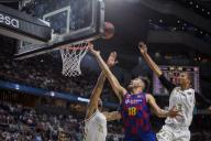 Pierre Oriola during Real Madrid victory over FC Barcelona (89 - 79) in Supercopa Endesa final game celebrated at Wizink Center in Madrid (Spain), September 22nd 2019. (Photo by Juan Carlos García Mate / Pacific Press)