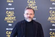 Director Luca Ribuoli attends the photocall of the tv series "Call my Agent - Italy" at The Space Cinema Moderno in Rome (Photo by Matteo Nardone / Pacific Press
