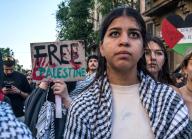 Thousands of people took to the streets of Rome in solidarity with Palestine. The procession, organised by the Palestinian students