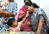 Agarwal community Family members celebrate Mother