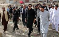 QUETTA, PAKISTAN, MAY 15: Commissioner and Administrator Quetta, Hamza Shafqat along with officers of Metropolitan Corporation are inspecting the cleanness drive during his inspection visit, at Mahmoudabad area in Quetta on Wednesday, May 15, 2024. (Sami Khan\/PPI Images
