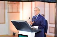 ISLAMABAD, PAKISTAN, MAY 16: Prime Minister, Muhammad Shehbaz Sharif addresses a reception held in the honor of Pakistan Hockey Team in Islamabad on Thursday, May 16, 2024. (PPI Images