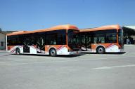 KARACHI, PAKISTAN, MAY 16: View of Orange Line Bus Service project after inauguration ceremony, at Orangi Town in Karachi on Thursday, May 16, 2024. (S.Imran Ali/PPI Images