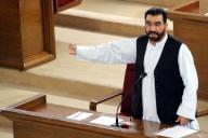 QUETTA, PAKISTAN, MAY 17: Balochistan Minister, Mir Muhammad Asim Kurd speaks on the floor of the Balochistan Assembly in Quetta on Friday, May 17, 2024. (Sami Khan/PPI Images