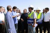 KARACHI, PAKISTAN, MAY 19: Sindh Chief Minister, Syed Murad Ali Shah being briefed about the progress of the under construction Malir Expressway Korangi to Quaidabad Segment during his inspection visit, in Karachi on Sunday, May 19, 2024. (S.Imran Ali/PPI Images