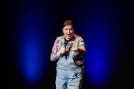 13 April 2024: Comedian Josie Long performs at The Derngate Theatre as part of the Mixed Comedy Mega Bill presented by The Comedy Crate and The Comedy Cow at The Derngate Theatre, Northampton, UK., Credit:Avalon