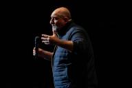 13 April 2024: Comedian Omid Djalili performs at The Derngate Theatre as part of the Mixed Comedy Mega Bill presented by The Comedy Crate and The Comedy Cow at The Derngate Theatre, Northampton, UK., Credit:Avalon