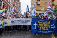 March for Life, London, UK. 6th May 2024. Almost 1500 people of many faiths joined the historic and first-ever March of Life, London. Organised by the Christian Action Against Antisemitism (CAAA), unite Holocaust survivors, descendants of Nazi