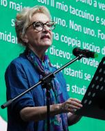 American writer Elizabeth Strout intervenes at the Salone Internazionale del Libro di Torino., Credit:Selene Daniele/AGF / Avalon