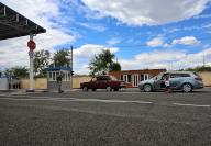 ODESA REGION, UKRAINE - MAY 16, 2024 - Cars are parked at the Reni-Giurgiulesti international automobile checkpoint on the Ukraine-Moldova border which has been reopened following its reconstruction, Odesa region, southern Ukraine., Credit:Nina 