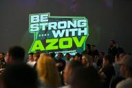 LVIV, UKRAINE - MAY 21, 2024 - The Be Strong With Azov All-Ukrainian Charity Tournament is held to mark the 10th anniversary of the creation of the 12th Azov Assault Brigade of the Ukrainian National Guard, Lviv, western Ukraine. The tournament is a 