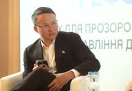 KYIV, UKRAINE - MAY 22, 2024 - Deputy Chair of the Verkhovna Rada Committee on Economic Development Oleksii Movchan attends the Corporate Reform: The Way to Transparent and Effective State Property Management Conference in Kyiv, capital of Ukraine., 