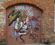Lubeck, Schleswig Holstein, Germany - Street Art Straßenkunst Political street art in this beautiful Holstein town., Credit:ANDREW POWELL \/ Avalon