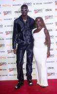 Victor Kunda and Simply Sayo at the MOBO Awards 2022 at OVO Arena Wembley on November 30, 2022 in London, England., Credit:ichael Palmer \/ Avalon