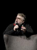 SANTA BARBARA, CALIFORNIA - FEBRUARY 16: Guillermo del Toro speaks at Mike