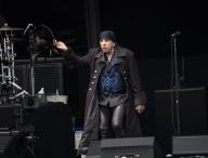 E Street Band performing live at British Summer Time (BST), Hyde Park, London on 8 July 2023 Steven Van Zandt ,rhythm and lead guitar The E Street Band is an American rock band, and has been musician Bruce Springsteen