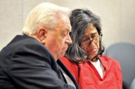 Nancy Garrido in court with her attorney Gilbert E. Maines in Placerville CA on Friday August 28 2009. Nancy and her husband Phillip Garrido were arrested in connection with the Jaycee Lee Dugard disappearance 18 years ago and booked into the El ...
